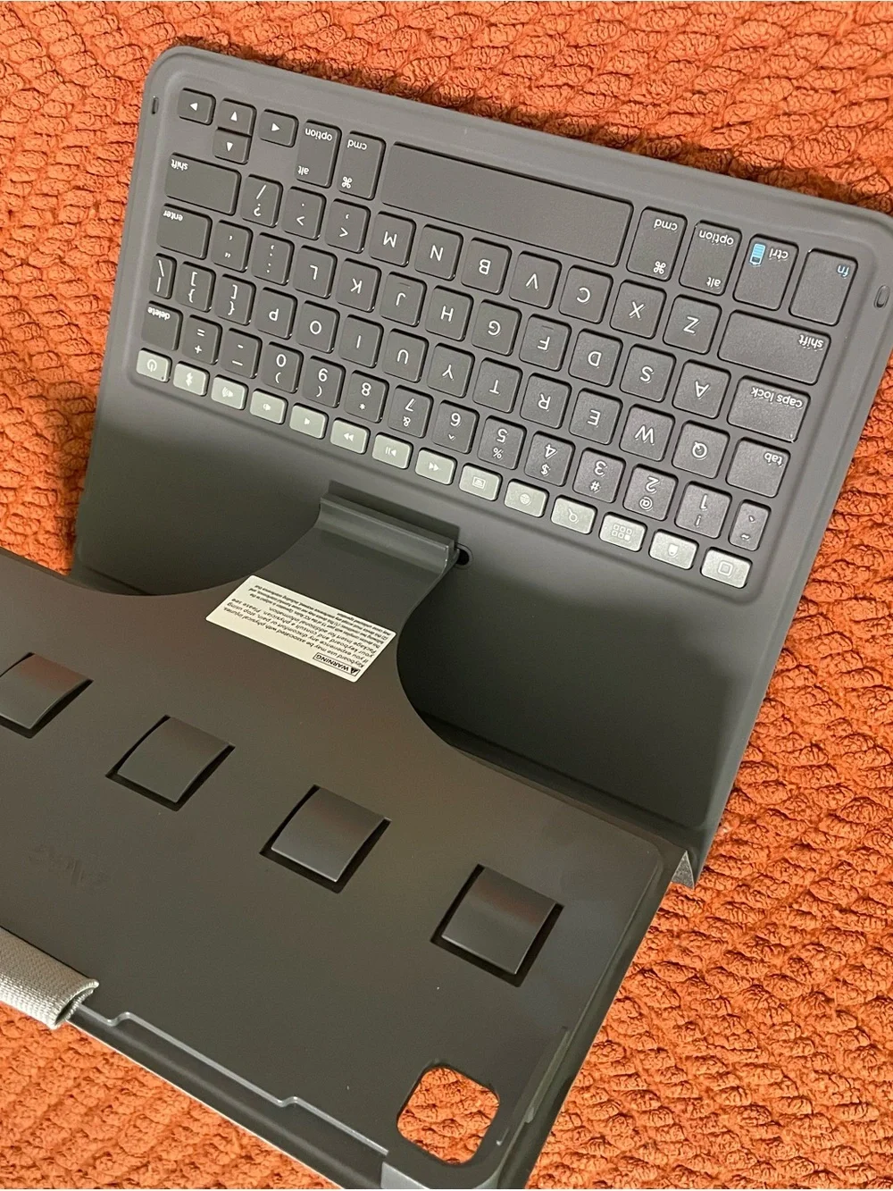 Slim Keyboard Case for Tablet - Dark Gray Zagg Folio 2 iPad 10.9”